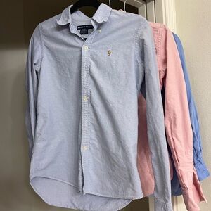 Ralph Lauren Light Blue Button-Up Shirt